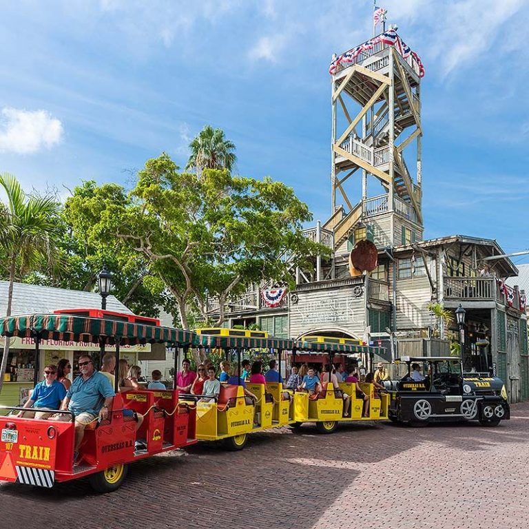 conch tour train at key west shipwreck treasure museum