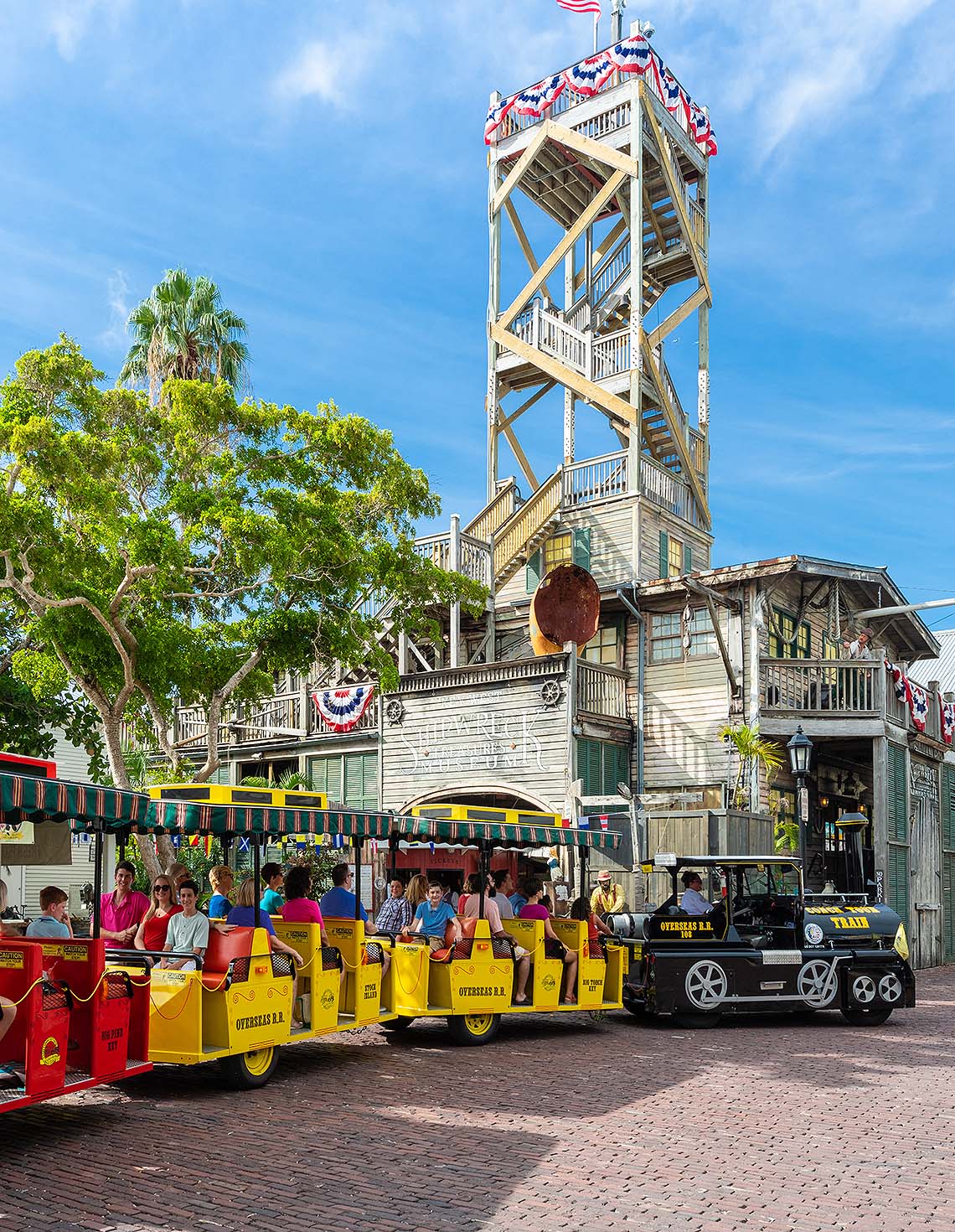 Conch Tour Train at Key West Shipwreck Treasure Museum