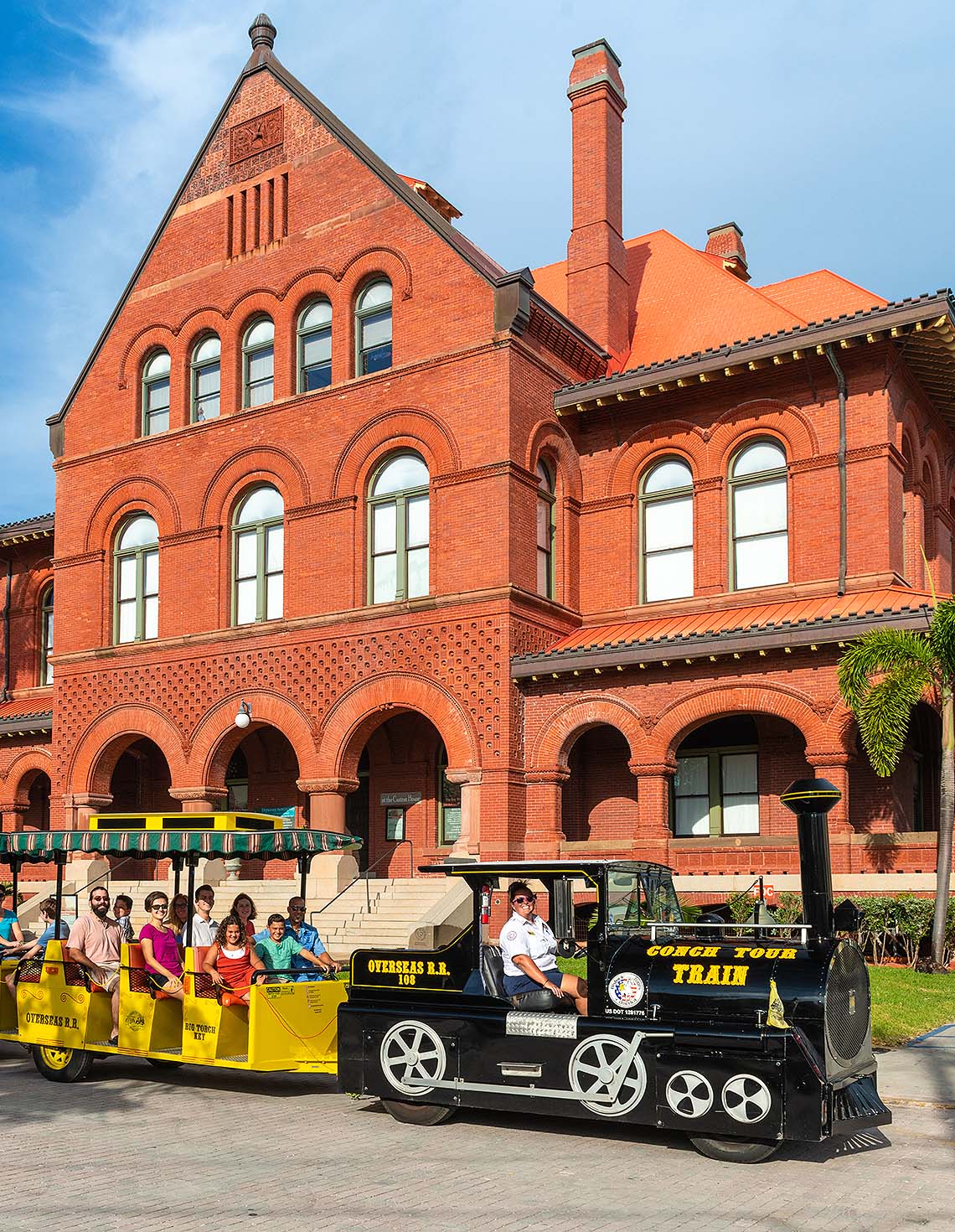 Conch Tour Train at Custom House